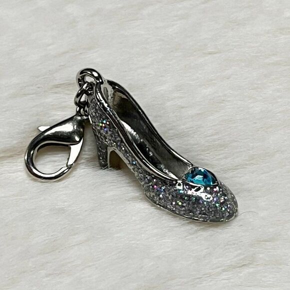 Disney Cinderella Glittery Glass Slipper Charm - Picture 1 of 7